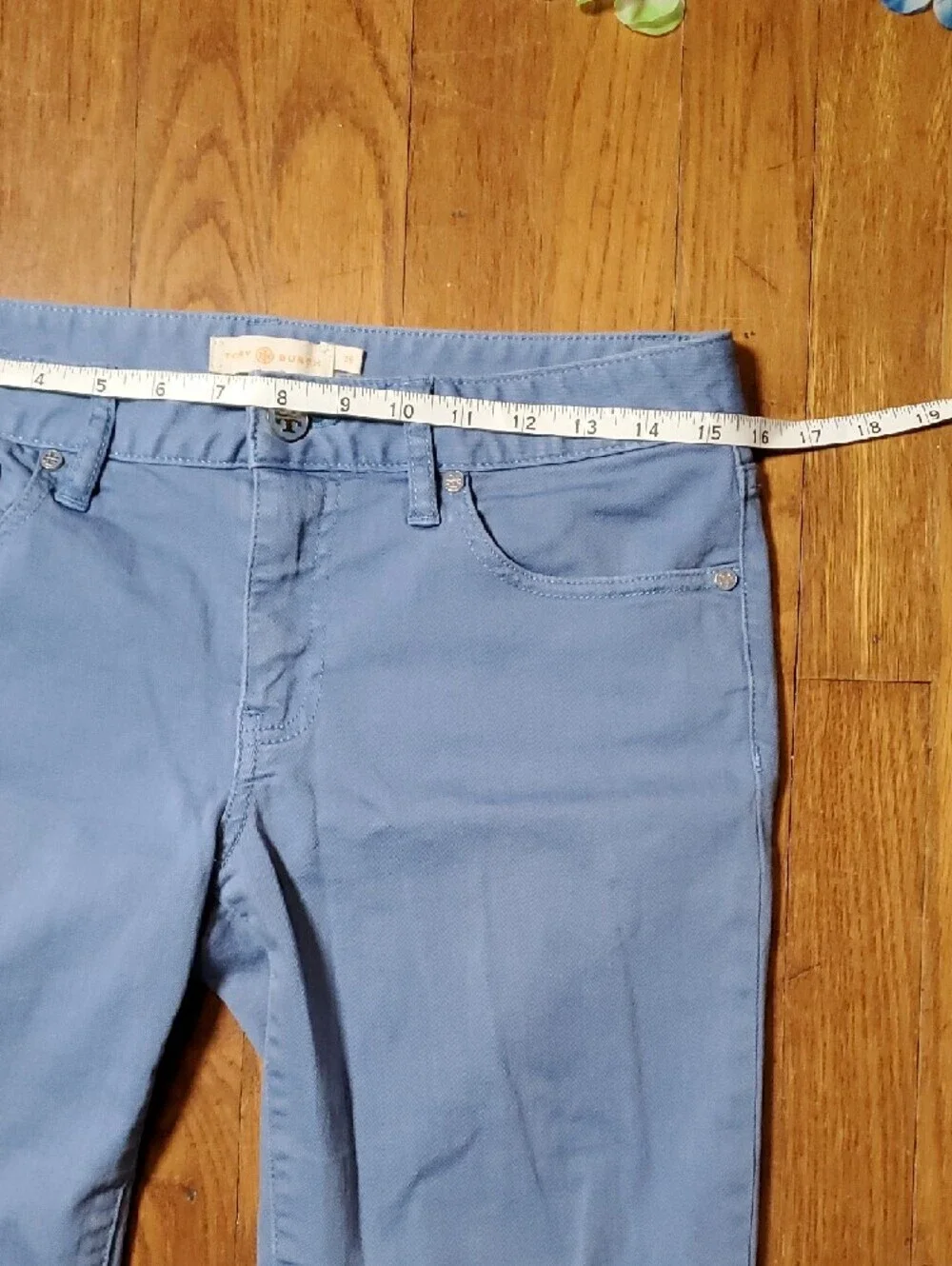 Light Blue Straight-Leg Pants